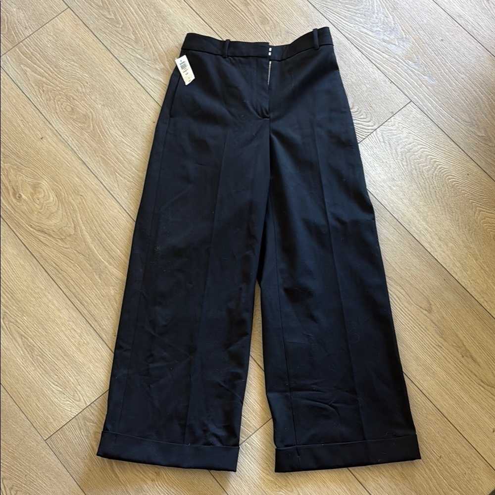 Babaton Black Wide-Leg Trousers